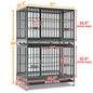 37" Stackable Heavy Duty Dog Crate 371D07