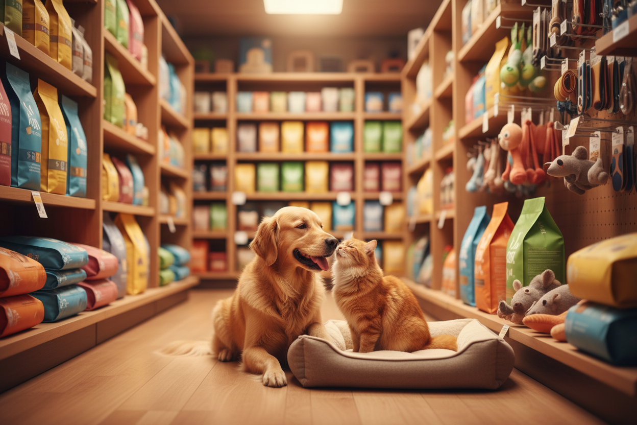 Cat and Dog Store Banner