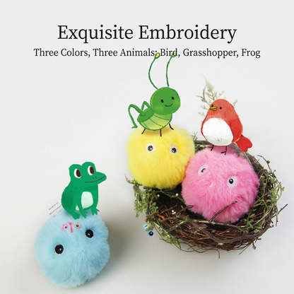 Plush Squeaker Balls (Pack of 3)