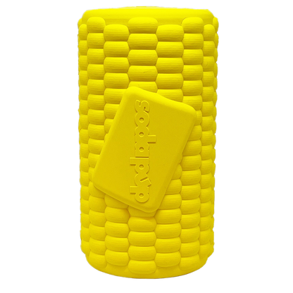 Corn on the Cob Dog Toy - Durable Rubber Treat Dispenser | USA Made