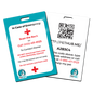 QR Pet Identification: Travel Crate Card