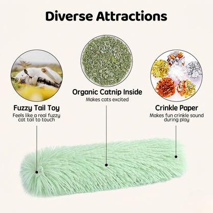 Interactive Catnip Plush Pillow