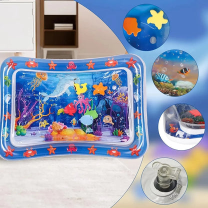 Inflatable Water Sensory Play Mat | Ocean Themed Pet Activity Mat