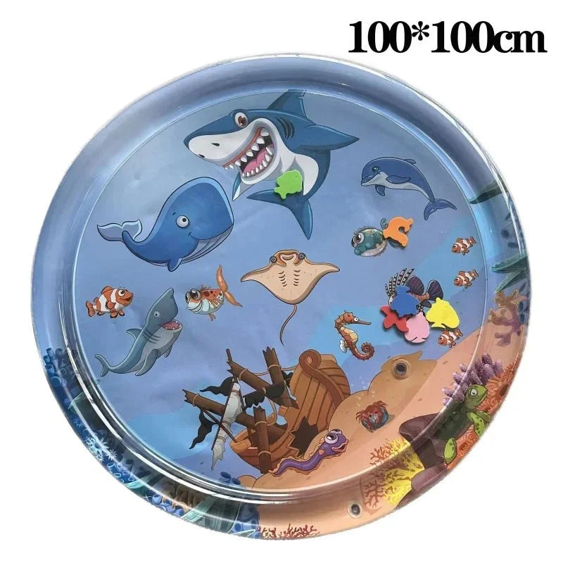 Inflatable Water Sensory Play Mat | Ocean Themed Pet Activity Mat