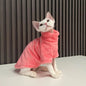 Soft Coral Velvet Hairless Cat Clothes Vest