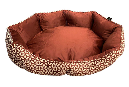 Mink Tufted Euro Cuddler Bed For Dogs & Cats