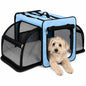 Pet Life ® 'Capacious' Dual-Sided Expandable Spacious Wire Folding Collapsible Lightweight Pet Dog Crate Carrier House