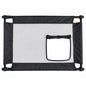 Pet Life ® 'Porta Gate' Anti-Drilling Nylon Mesh Collapsible Folding Travel Safety Pet Cat Dog Gate w/ Zippered Entrance