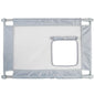 Pet Life ® 'Porta Gate' Anti-Drilling Nylon Mesh Collapsible Folding Travel Safety Pet Cat Dog Gate w/ Zippered Entrance