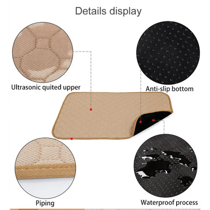 Reuseable Dog Pee Pads Dog Diapers Puppy Waterproof Mat For Pets - Washable Training Pads for Dogs Cats Rabbit