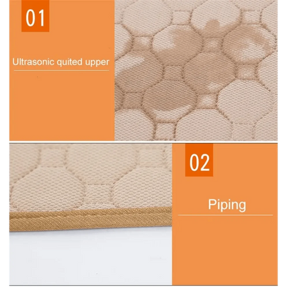 Reuseable Dog Pee Pads Dog Diapers Puppy Waterproof Mat For Pets - Washable Training Pads for Dogs Cats Rabbit